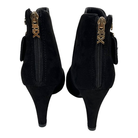 Xti Womens Ankle Boots Black Suede Size 7 - Picture 6 of 10